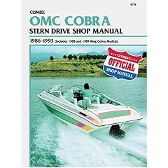 Clymer Omc Cobra Stern Drive Shop Manual 1986-1993: Includes 1988 and 1989 King Cobra Models