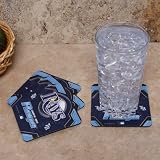 MLB Tampa Bay Rays 4-Pack Sublimated Logo Neoprene Coaster Set
