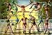 Circus Poster Acrobats Frolick Photograph - Beautiful 16"x20" Photographic Print from the Library of Congress Collection