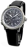 Citizen Promaster Men's Slide Rule Bezel Leather Strap Watch