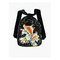 Ed Hardy Julie Backpack Handbag/Purse ~ Signature Koi Fish ~ Black In Color