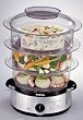 Tefal Steam Cuisine Easystore 616119 3-Tier Steamer, Chrome