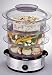 Tefal 616119 Steam Cuisine Easystore Chrome 3 Tier Steamer