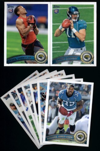 2011 Topps Jacksonville Jaguars Complete Team Set (9 Cards)