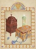 Moroccan Treasures I, Art Poster by Vanna Lam, size 13