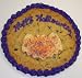 Gourmet Food : Scott's Cakes 1 lb. Chocolate Chip Cookie Cake with Bat Cookie Purple Trim