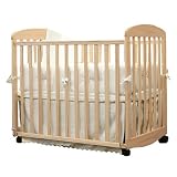Alpha Mini Rocking Crib in Natural Finish By Da Vinci Baby Furniture