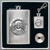 Ohio State Buckeyes Flask & Funnel Set (in Gift Box) - NCAA College Athletics