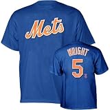 David Wright Mets Blue MLB Player T-Shirt