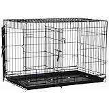 Precision Pet Black Great Crate 2 Door 42 in. x 28 in. x 30 in.