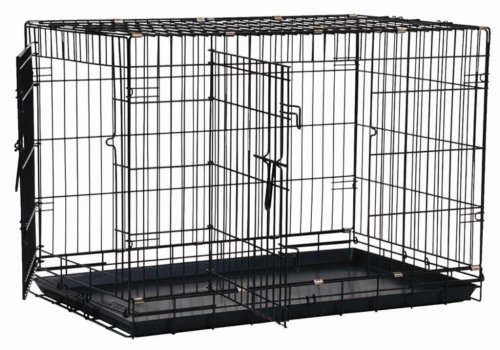 Precision Pet Black Great Crate 2 Door 42 in. x 28 in. x 31 in.