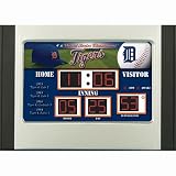 MLB Detroit Tigers Scoreboard Desk Clock