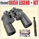 Bushnell Legend 10x50mm Waterproof/Fogproof Porro Compact Binoculars - 19-1050