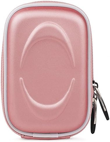 VG Slim Travel Edition Semi Hard Case w/ Removable Carbineer (Pink EVA) for Sony Cyber-Shot DSC-TX30 / DSC-WX80 / DSC-W730 / DSC-W710 / DSC-WX150 / DSC-W690 / DSC-TX66 / DSC-TX20 / DSC-WX70 / DSC-TX200V / DSC-WX50 / DSC-W610 / DSC-W620 / DSC-W650 / DSC-WX30 / DSC-W550 / DSCR-TX55 / DSC-W510 / DSC-W530 / DSC-W560 / DSC-T110 / DSC-WX10 / DSC-WX9 / DSC-W570 Point &amp; Shoot Digital Cameras + SumacLife TM Wisdom Courage Wristband