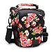 USA Gear DSLR Camera Case for Men and Women with Top Loading Accessibility, Adjustable Shoulder, Small Camera Sling Bag, Travel Padded Handle - Camera Holster Bag for Nikon, Canon, Panasonic (Floral)