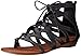Rampage Women's Santini Cutout Lace-Up Open Toe Ankle Strap Gladiator Sandal