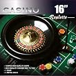 Da Vinci 16" Roulette Wheel Game Set w/120 11.5 gram Chips, Full Size 3'x6' Felt Layout, & Rake