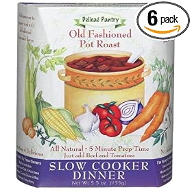 Delicae Pantry Old Fashioned Pot Roast Slow Cooker Dinner, 5.5-Ounce Boxes (Pack of 6)