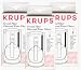 Krups 590 Charcoal Filters, 3 Pack, 1 Year Supply