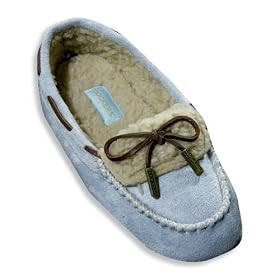 Dockers - Ladies Moccasin Slipper, Light Blue by Dockers