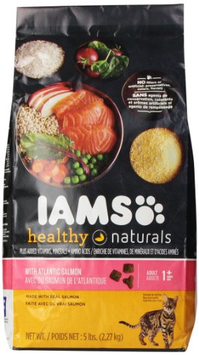 IAMS Healthy Naturals With Atlantic Salmon Dry Cat Food 5 Pounds