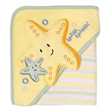 Just One Year Hooded Splish-Splash Towel - Yellow