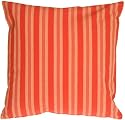 Pillow Decor - Tuscan Stripes in Red 12"x19" Decorative Throw Pillow