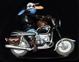 joe bar team raoul toujourd BMW R90/6 bike and figure 1.18ish scale hand painted modelIMAGE