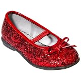 Toddler Grls Circo Adamaris Glitter Ballet Flats - Red
