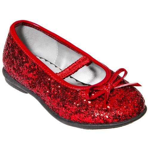 Toddler Grls Circo  Adamaris Glitter Ballet Flats - Red