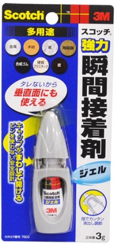 3M（住友スリエーム） 強力瞬間接着剤 ジェル多用途 3g