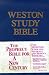 Books : The Weston Study Bible: King James Version, With Biblical Teaching