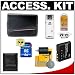 icon Black Leather Camera Carrying Case + NP-40 Battery + 4GB SDHC Card + Cleaning Kit for Casio Exilim EX-FC100, EX-Z30, EX-Z40, EX-Z50, EX-Z55, EX-Z57, EX-Z100, EX-Z200, EX-Z300, EX-Z500, EX-Z600, EX-Z700, EX-Z750, EX-Z850, EX-Z1000, EX-Z1050, EX-Z1080 & EX-Z1200 Digital Cameras