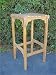 Anderson Teak CHB-404 CHB404 Montego Backless Bar Chair