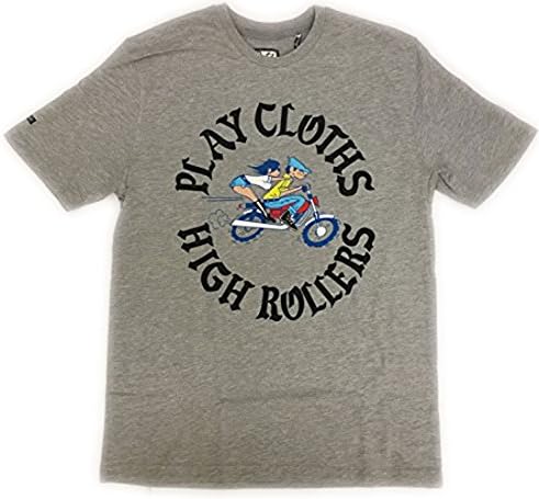 Play Cloths High Rollers T-Shirt (2Xlarge, Heather Grey)
