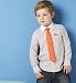 (Parent_T883802A) Autograph Pure Cotton Stripe Shirt & Tie Set in Miscellaneous