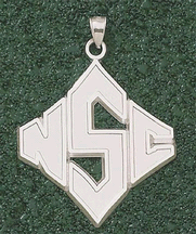 Michigan Wolverines Giant 1 1/2 W x 7/8 H Block M Pendant - 14KT Gold Jewelry