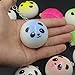 Trasfit Set of 6 Squishy Charms Kawaii Soft Foods Jumbo Squishies Panda Bread Toast, Turtle, Ice Cream Phone Charm Key Chain Strap