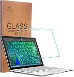 Mr Shield For Microsoft Surface Book [Tempered Glass] Screen Protector [0.3mm Ultra Thin 9H Hardness 2.5D Round Edge] with Lifetime Replacement Warranty