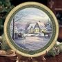 Thomas Kinkade Memories of Christmas Annual Plate