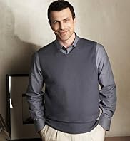 Collezione V-Neck Slipover with Cashmere
