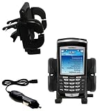 Blackberry 7100x Auto Vent Holder with Car Charger - Uses Gomadic TipExchange