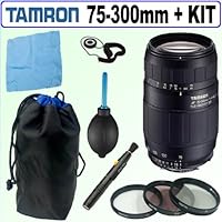 Tamron AF 75-300mm f/4.0-5.6 LD Zoom Lens for Nikon + Deluxe Accessory Kit