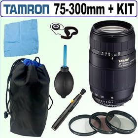 Tamron AF 75-300mm f/4.0-5.6 LD Zoom Lens for Nikon + Deluxe Accessory Kit