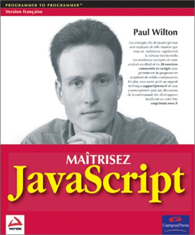 Image of: Ma�trisez Javascript