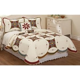 Hillsboro Lane Full Queen Quilt with 2 Shams