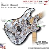 Rusted Metal WraptorSkinz Skin fits Rock Band Stratocaster Guitar for Nintendo Wii, XBOX 360, PS2 &