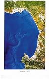 Monterey Bay From Space, Art Poster, size 24 x 37