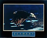 Leaders Eagle Motivational Poster Inspirational Art Print Alaska Wild