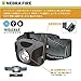 Nathan Nebula Fire Headlamp, Steel Grey Rio Red